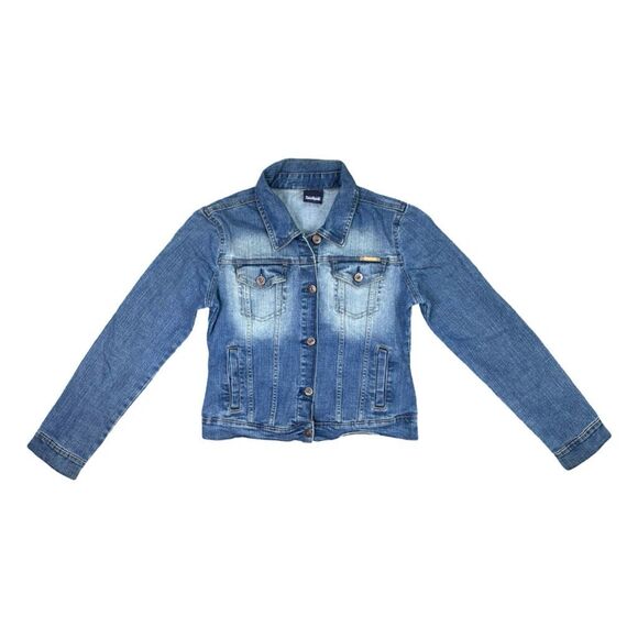 Vintage Y2K SouthPole Embroidered Jean Jacket - Size Medium - Picture 9 of 10